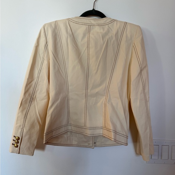 Veronica Beard Ferazia Jacket and Keita Shorts Set in Ecru Size 4 - Picture 6 of 16